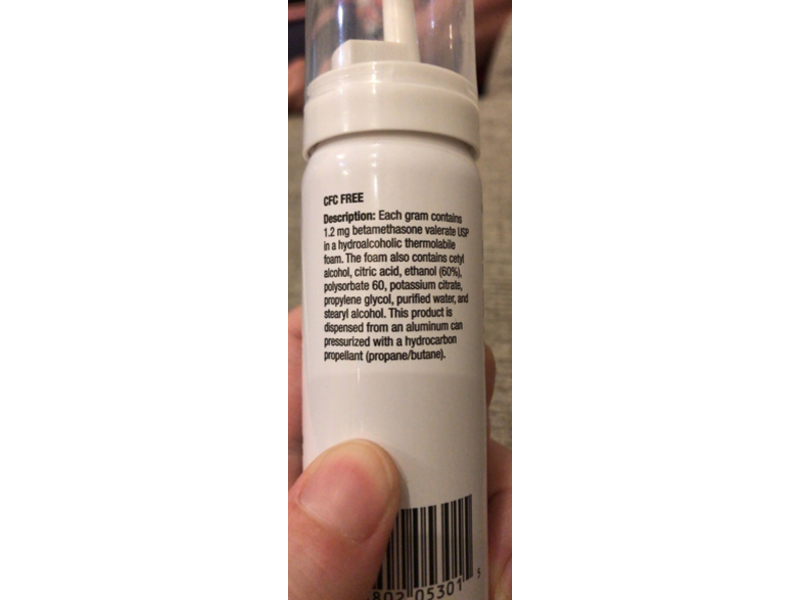 Betamethasone Valerate Foam 0.12%, 50 g, Padagis (Rx)