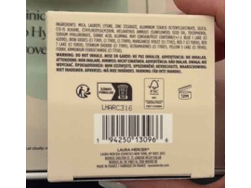 Laura Mercier Translucent Loose Setting Powder Ultra-Blur, Mint, 0.7 oz/20 g