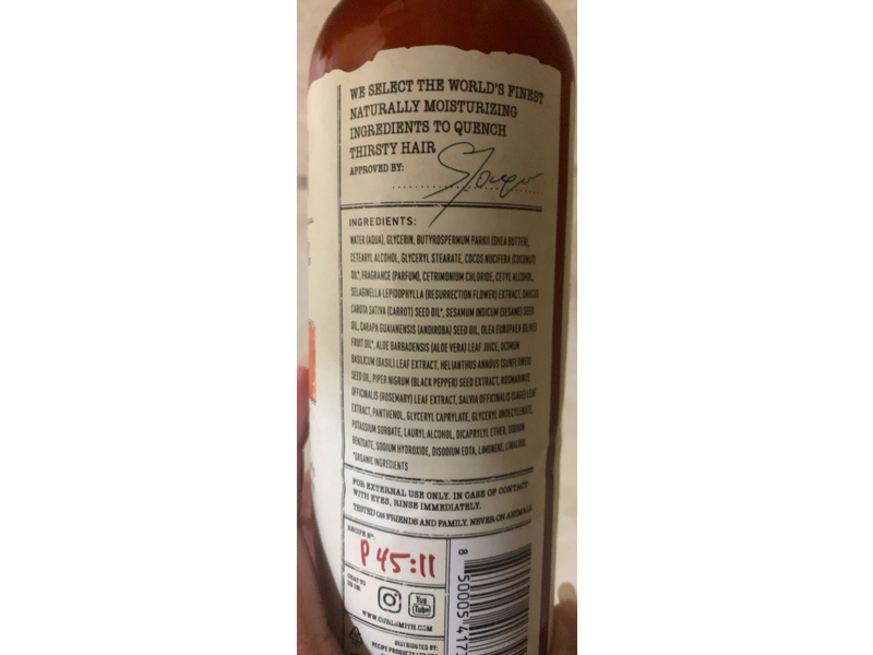 Curlsmith Curl Conditioning Oil - In - Cream, 16 fl oz/473 mL