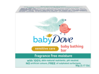 Baby Dove Bathing Bar, Fragrance Free, 3.17 oz/90 g - thumbnail 1