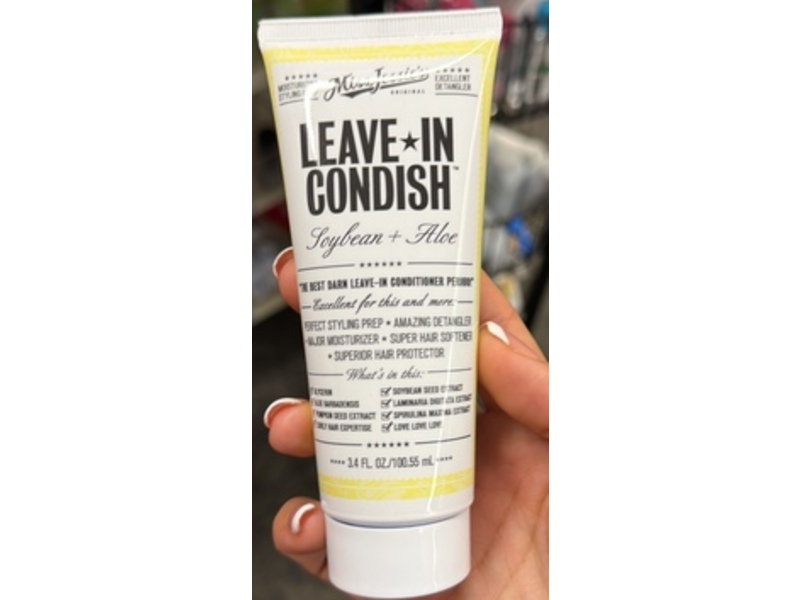 Miss Jessies Leave-In Condish, Soybean+Aloe, 3.4 fl oz/100.55 mL