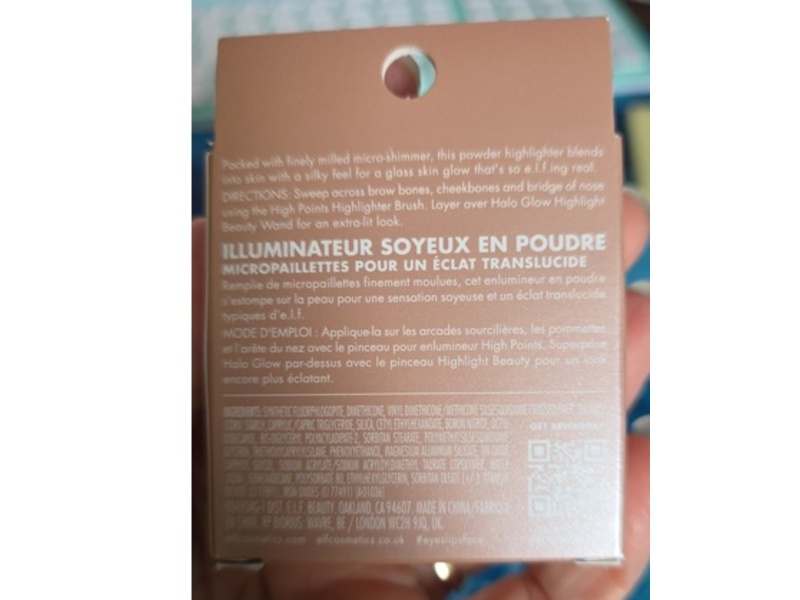 e.l.f. Halo Glow Silky Powder Highlighter, Blush Money, 0.15 oz/4.5 g