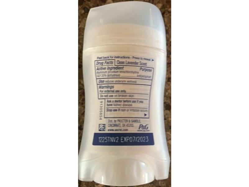 Secret B5 Antiperspirant, Clinical+Strength, Clean Lavender, 1.6 oz/45 g