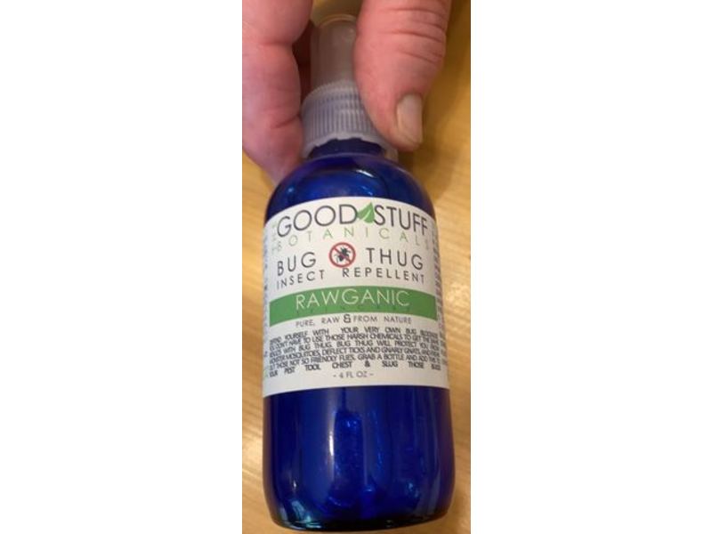 Good Stuff Botanicals Bug Thug Insect Repellent, Rawganic, 4 fl oz