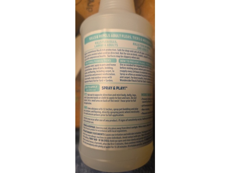 Wondercide Flea Tick & Spray, Cedarwood Scent, 16 fl oz/946 mL