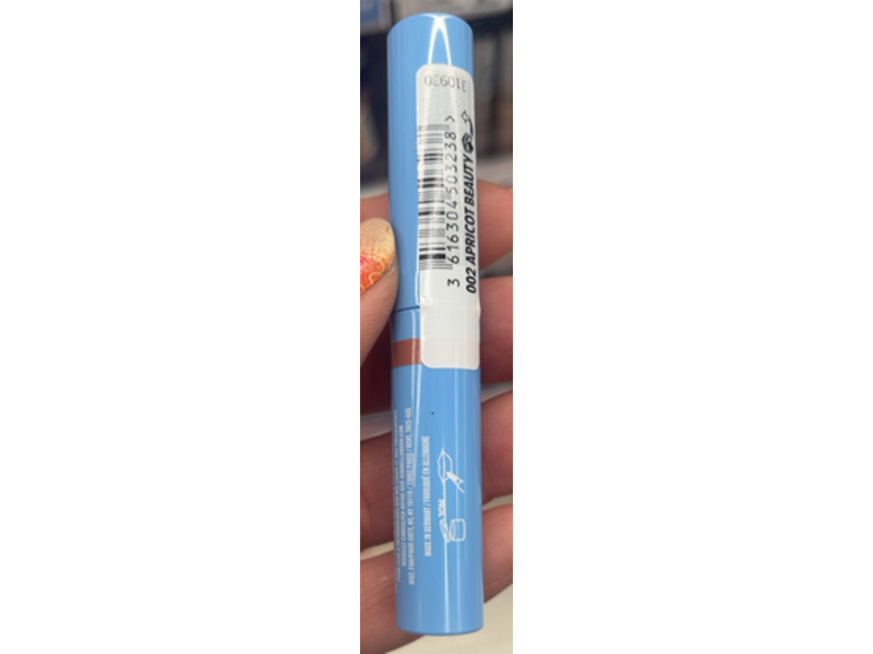 Rimmel Kind & Free Tinted Lip Balm, 002 Apricot Beauty, 0.05 oz/1.7 g