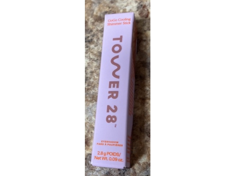 Tower 28 Gogo Cooling Shimmer Eyeshadow Stick, Viper, 0.09 oz/2.8 g