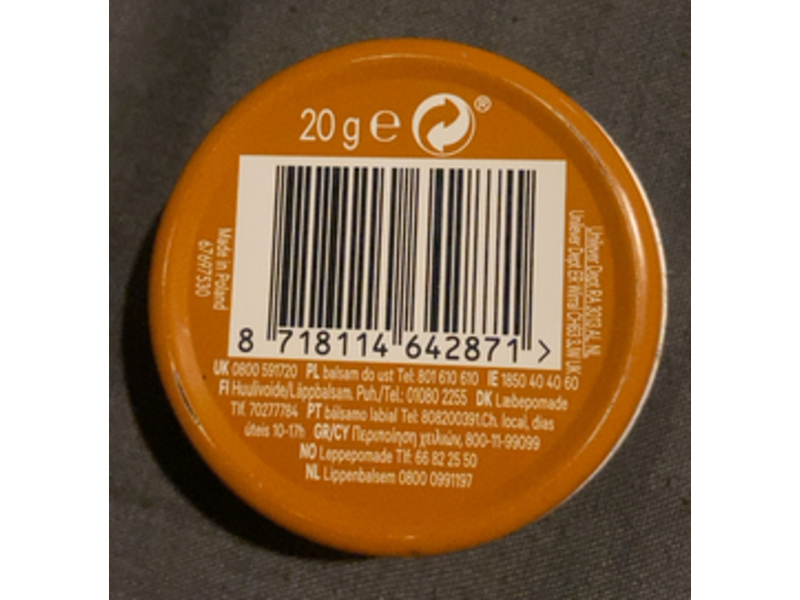 Vaseline Lip Therapy, Cocoa Butter, 20 g