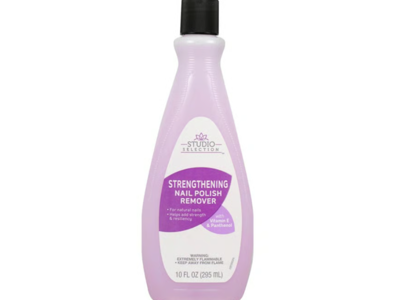 Studio Selection Strengthening Nail Polish Remover, Vitamin E & Panthenol, 10 fl oz/295 mL
