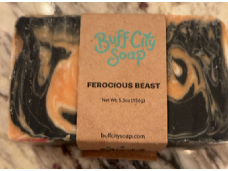 Buff City Soap, Ferocious Beast, 5.5 oz/156 g