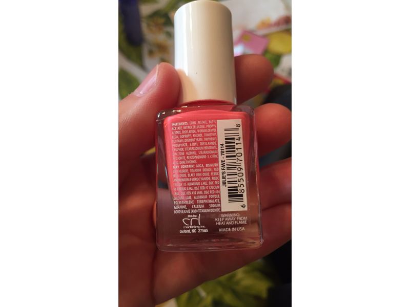 Julie G Nail Color (Julie's Fave) Ingredients and Reviews