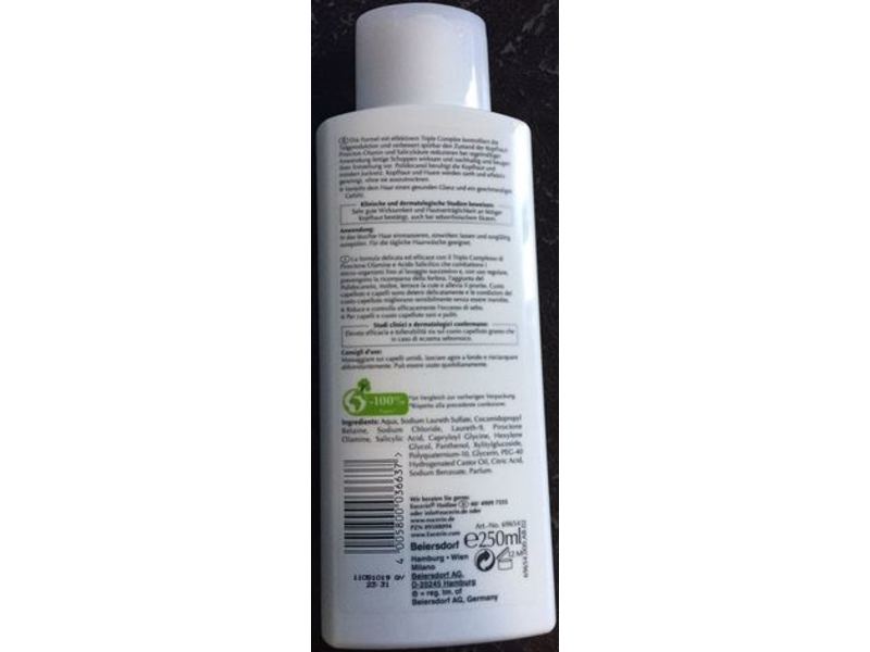 Eucerin Dermo Capillaire Anti-Schuppen Gel Shampoo, 250 mL