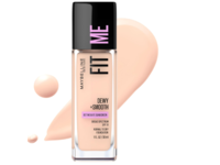 Maybelline New York Fit Me Dewy + Smooth Foundation, SPF 18, 105 Fair Ivory, 1 fl oz/30 mL - thumbnail 1