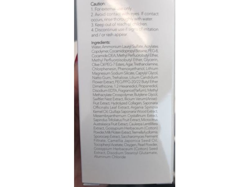 Pearlosophy Kbeauty O2 Oxygen Cleanser, 3.38 fl oz/100 mL