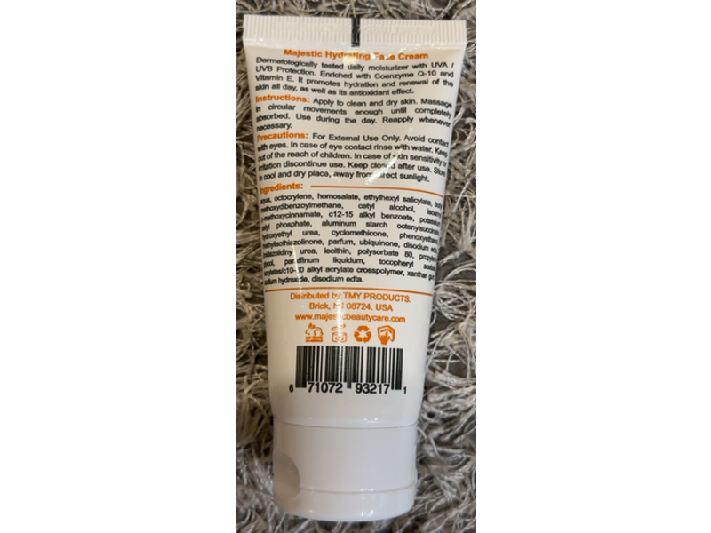 M Skin Care Hydrating Face Cream, SPF 30, Coenzyme Q10 & Vitamin E, 1.76 oz/50 g