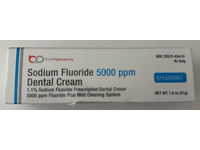 Sodium Fluoride 5000 Dental Cream, Spearmint, 1.8 oz/51 g, BurelPharma (Rx) - Image 3
