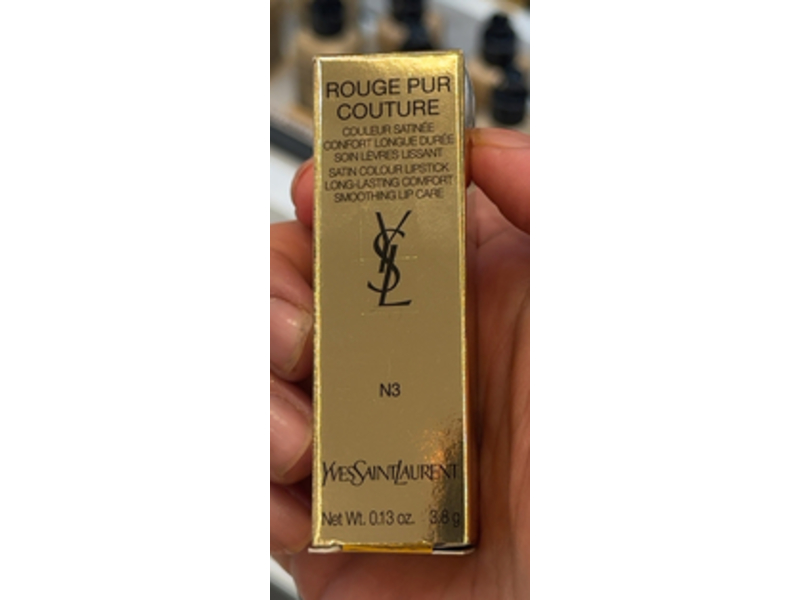 Yves Saint Laurent Rouge Pur Couture Lipstick, N3 Nude Decollete, 0.13 oz/3.8 g