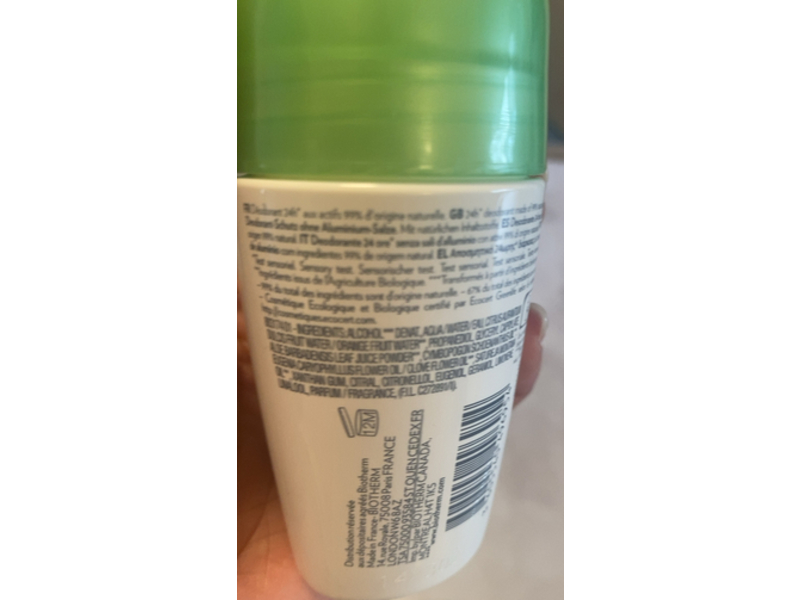 Biotherm Deo Pure Natural Protect 24 Hours Deodorant Care, 2.53 fl oz/75 mL
