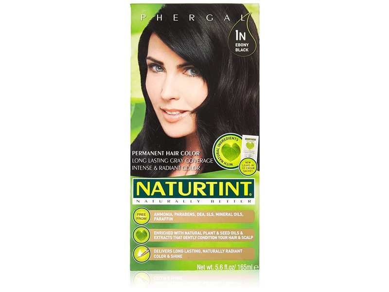 Naturtint Phergal Hair Color, 1N Ebony Black, 5.6 fl oz/165 ml ...