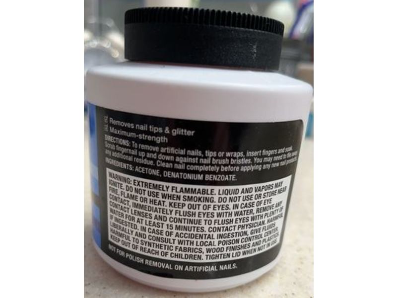 Walgreens 100% Acetone Nail Polish Remover, Maximum Strength, 9 fl oz/266 mL