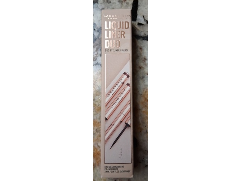Anastasia Beverly Hills Liquid Liner Duo, Black + Brown, 0.06 fl oz/2.4 mL