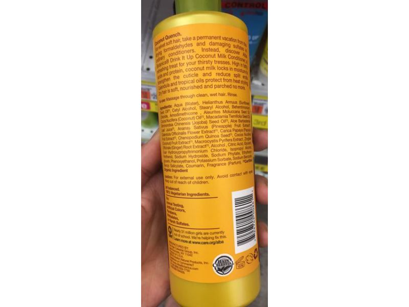 Alba Botanica Hawaiian Conditioner, Drink It Up Coconut Milk, 12 oz/340 g