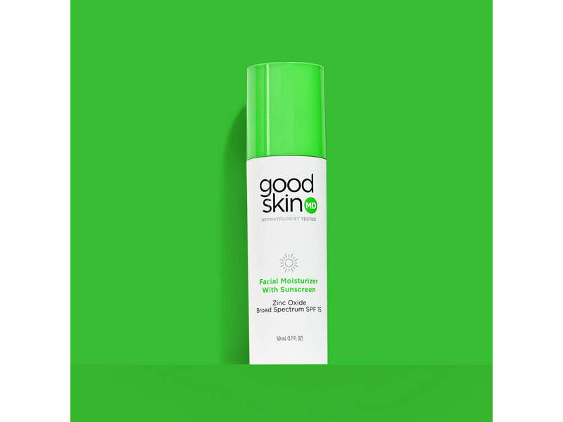 GoodSkin MD Facial Moisturizer with Sunscreen Zinc Oxide Broad Spectrum SPF15, 1.7 fl oz (50 mL)