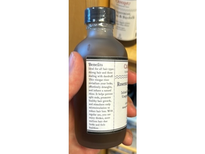 Calamus Infused Apple Cider Vinegar Hair Rinse, Rosemary & Nettle, 4 oz