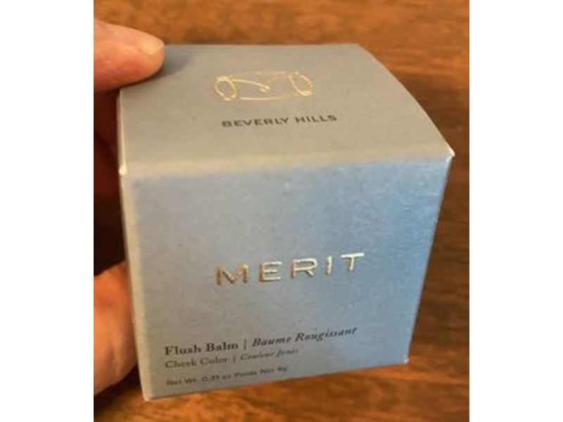 Merit Beauty Flush Balm Cheek Color, Beverly Hills Soft Peach, 0.31 oz / 9 g
