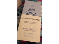 Secret Clinical Overnight Antiperspirant Deodorant, Lavender + Chamomile, 2.6 oz/73 g - thumbnail 2