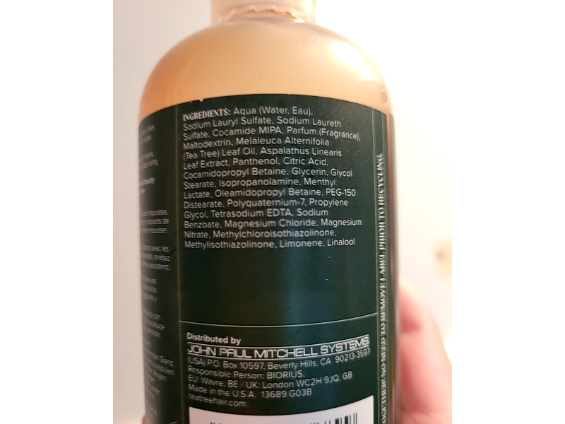 Paul Mitchell Special Color Shampoo, Tea Tree, 10.14 fl oz/300 mL