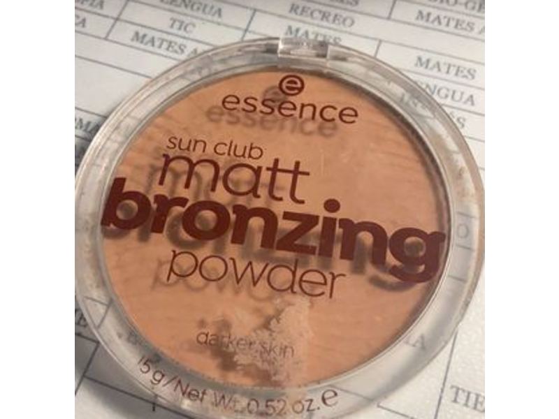 Essence Sun Club Matt Bronzing Powder, Sunny, 0.52 oz/15 g