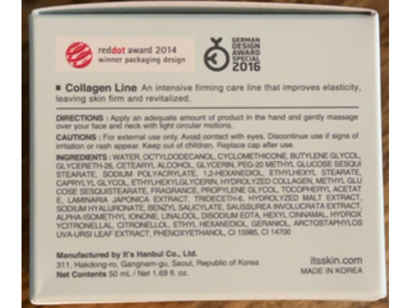 It'S Skin Collagen Nutrition Cream+, 1.69 fl oz/50 mL