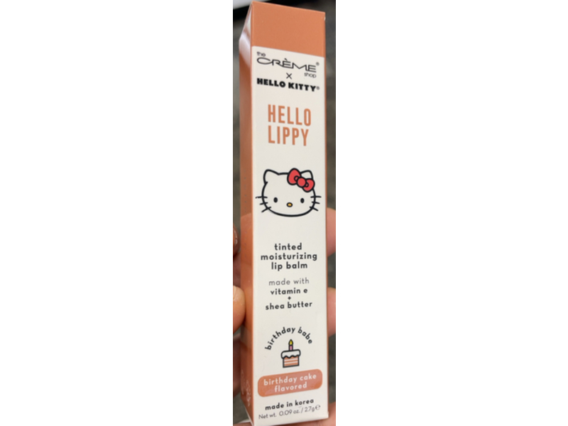 The Creme Hello Lippy Moisturizing Tinted Lip Balm, Birthday Babe, 0.09 oz/2.7 g
