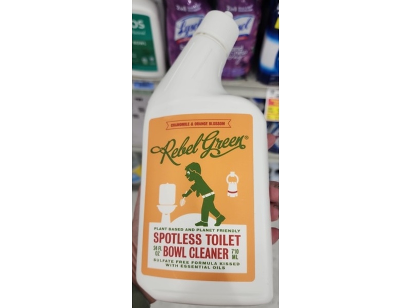 Rebel Green Spotless Toilet Bowl Cleaner, Chamomile & Orange Blossom, 24 fl oz/710 mL