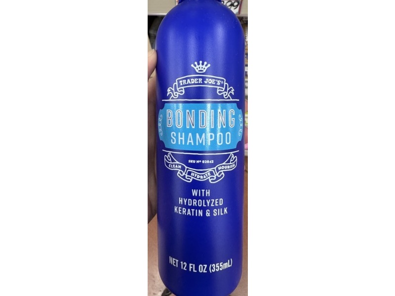 Trader Joe's Bonding Shampoo, Hydrolyzed Keratin & Silk, 12 fl oz/355 mL