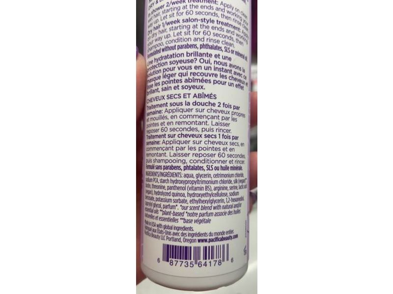 Pacifica Beauty Vegan Silk Instant Gloss Mask, Vanilla, 5 fl oz/147 mL