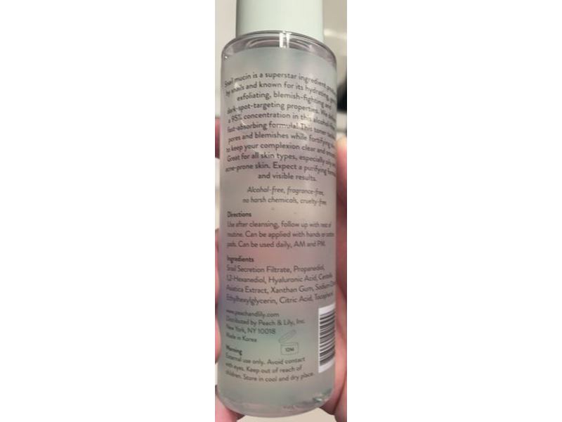 Peach Slices Blemish Busting Toner, Snail Rescue, 4.05 fl oz/120 mL
