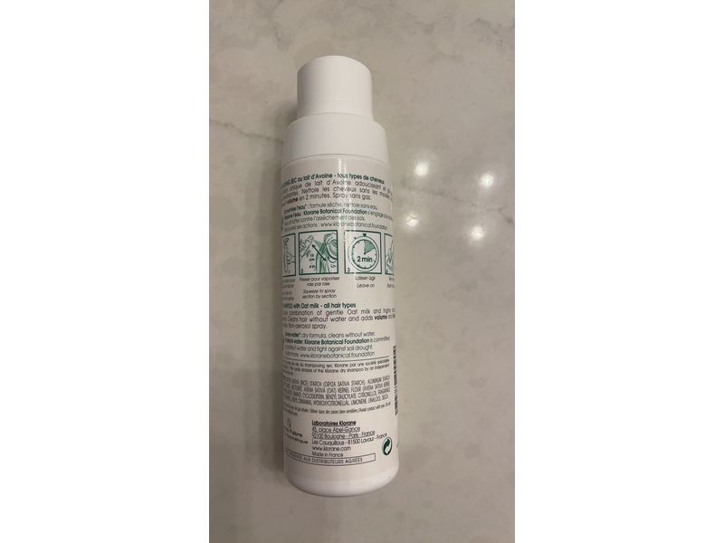 Klorane Dry Shampoo, Oat, 1.7 oz/50 g