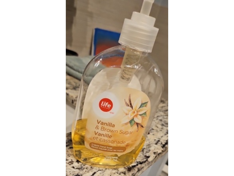 Life Brand Liquid Hand Soap, Vanilla & Brown Sugar, 140 mL