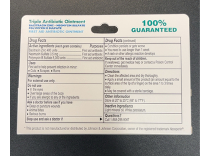 Globe First Aid Triple Antibiotic Ointment, 1 oz/28.4 g, Pack Of 4