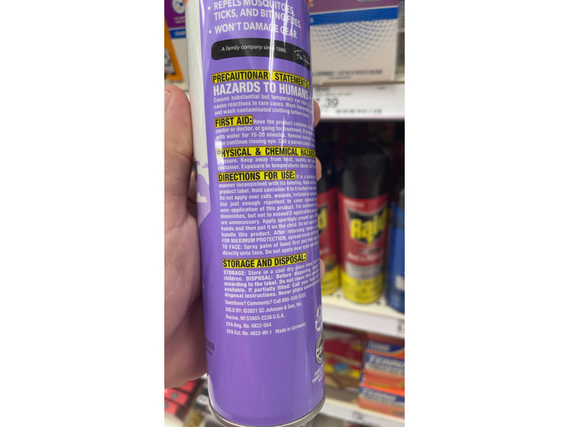 OFF! Clean Feel Insect Repellent I Aerosol, 7.5 oz (213 g)