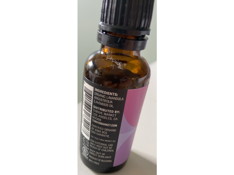 Thrive Market Essential Oil, Organic Lavender, 1 fl oz/30 mL