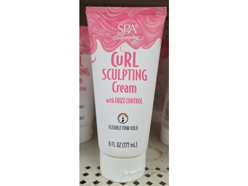 SPA Luxury Frizz Control Curl Sculpting Cream, 6 fl oz/177 mL