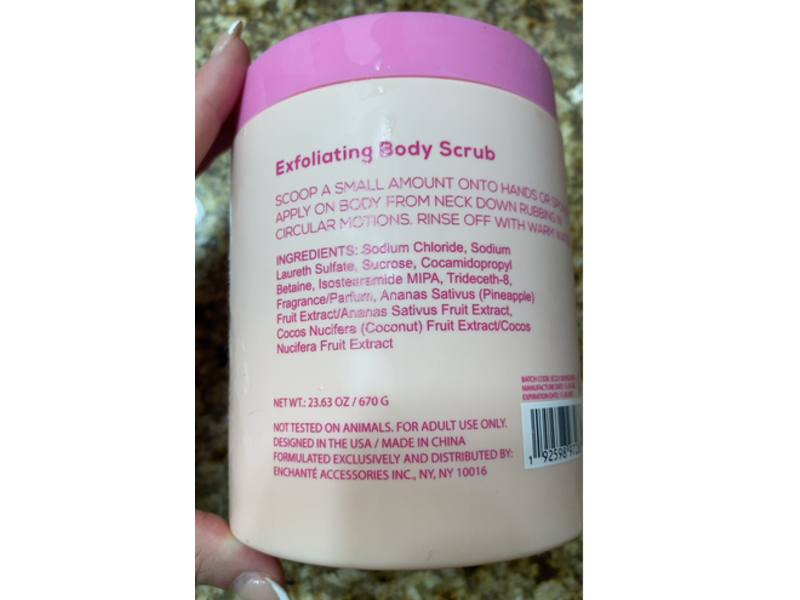 Body Prescriptions Wild Thing Exfoliating Body Scrub, Pineapple Coconut, 23.63 oz/670 g