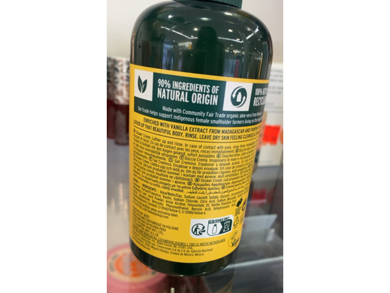 The Body Shop Shower Cream, Vanilla Pumpkin, 8.4 fl oz/250 mL