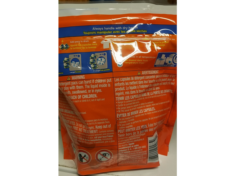 Tide Pods 3 In 1 Laundry Detergent Pacs, Spring Meadows Scent, 17 oz/500 g, 20 Pacs