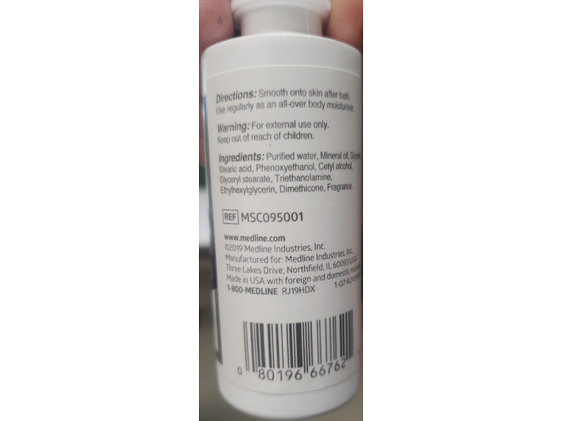 Medline Hand & Body Lotion, 2 fl oz/59 mL