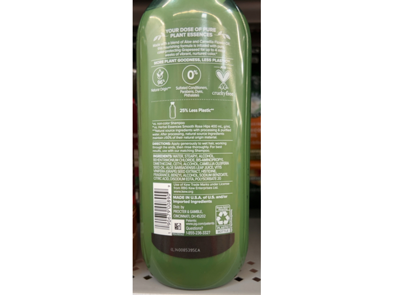 Herbal Essences Color Nurture Conditioner, Pure Grapeseed, 13.5 fl oz/400 mL