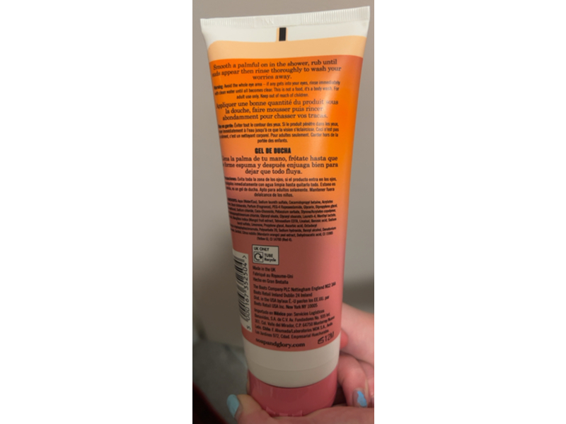 Soap & Glory Body Wash, Peach Please, 8.4 fl oz/250 mL